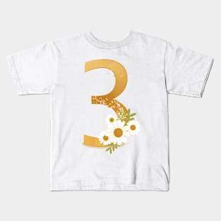 Number 3 Kids T-Shirt